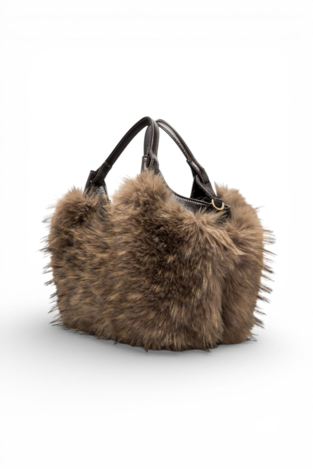 Borsa Dua ecopelliccia media espresso Gianni Chiarini 