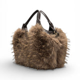 Borsa Dua ecopelliccia media espresso Gianni Chiarini 
