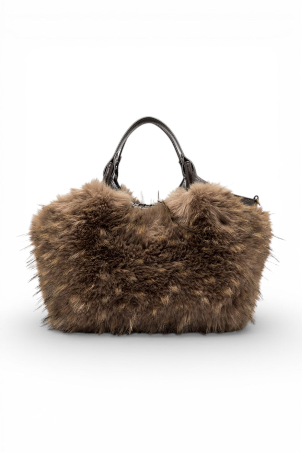 Borsa Dua ecopelliccia media espresso Gianni Chiarini 
