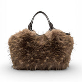 Borsa Dua ecopelliccia media espresso Gianni Chiarini 