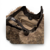Borsa Dua ecopelliccia media espresso Gianni Chiarini 