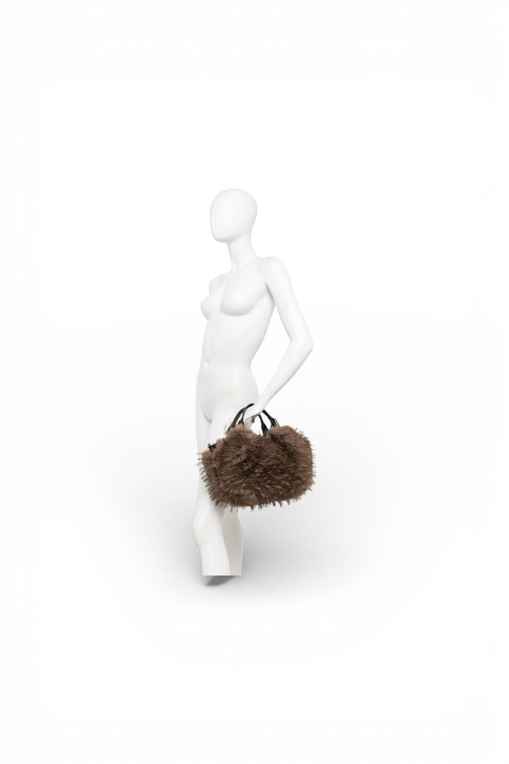 Borsa Dua ecopelliccia media espresso Gianni Chiarini 