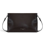 Borsa pochette Hermy pelle espresso 