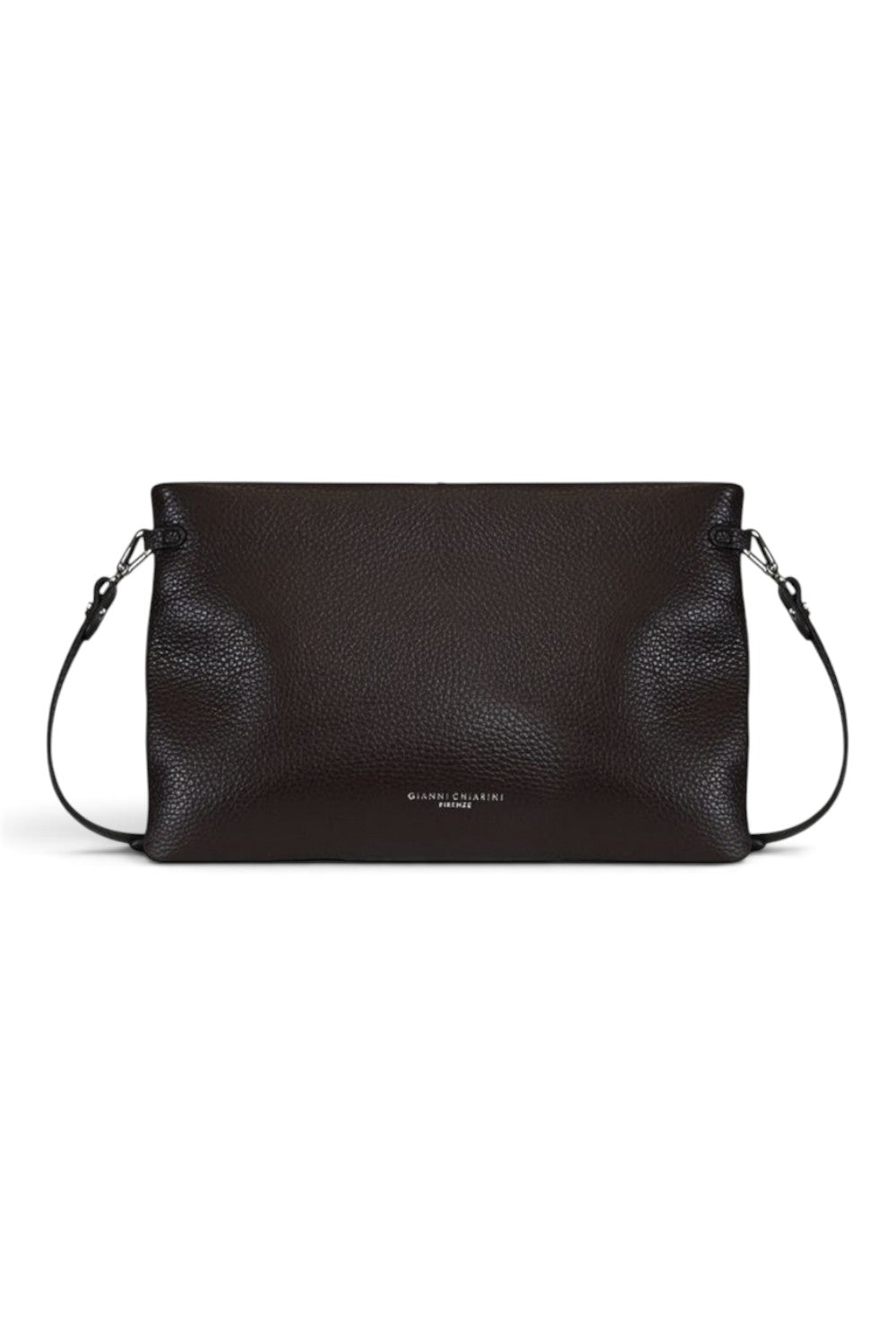 Borsa pochette Hermy pelle espresso 