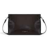 Borsa pochette Hermy pelle espresso 