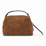 Borsa tracolla Alifa mini suede cognac 