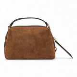 Borsa tracolla Alifa mini suede cognac 