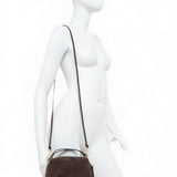 Borsa tracolla Alifa mini suede cognac 