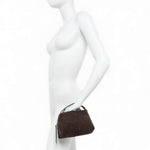 Borsa tracolla Alifa mini suede cognac 