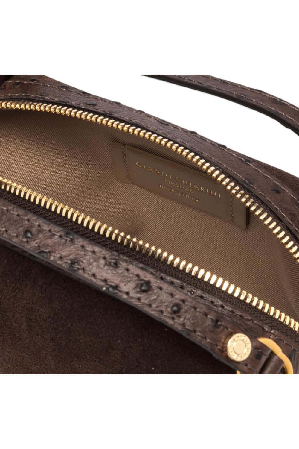 Borsa tracolla Alifa mini suede moka<BR/> 