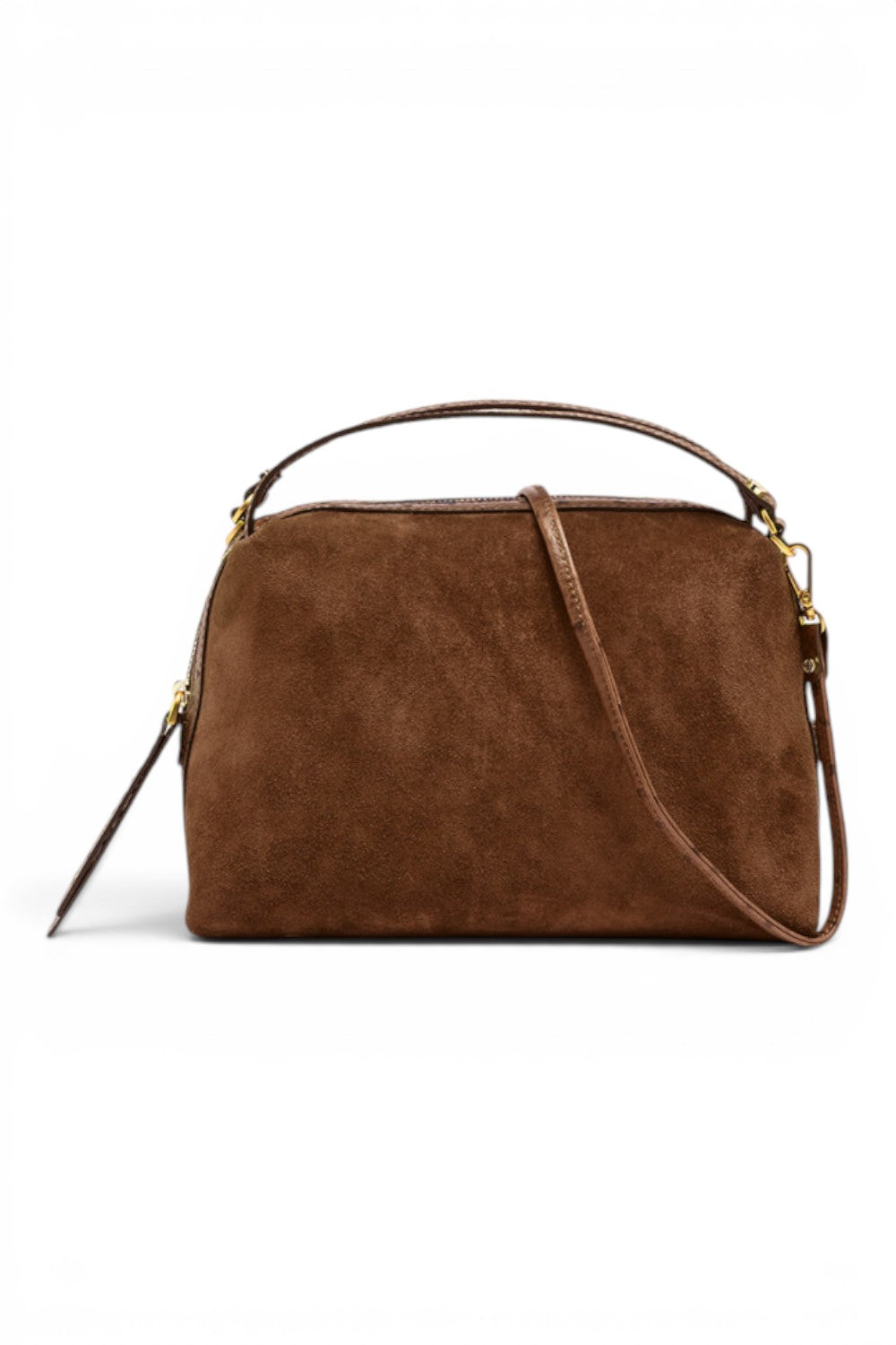 Borsa tracolla Alifa suede cognac 