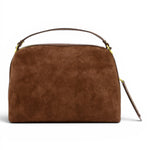 Borsa tracolla Alifa suede cognac 