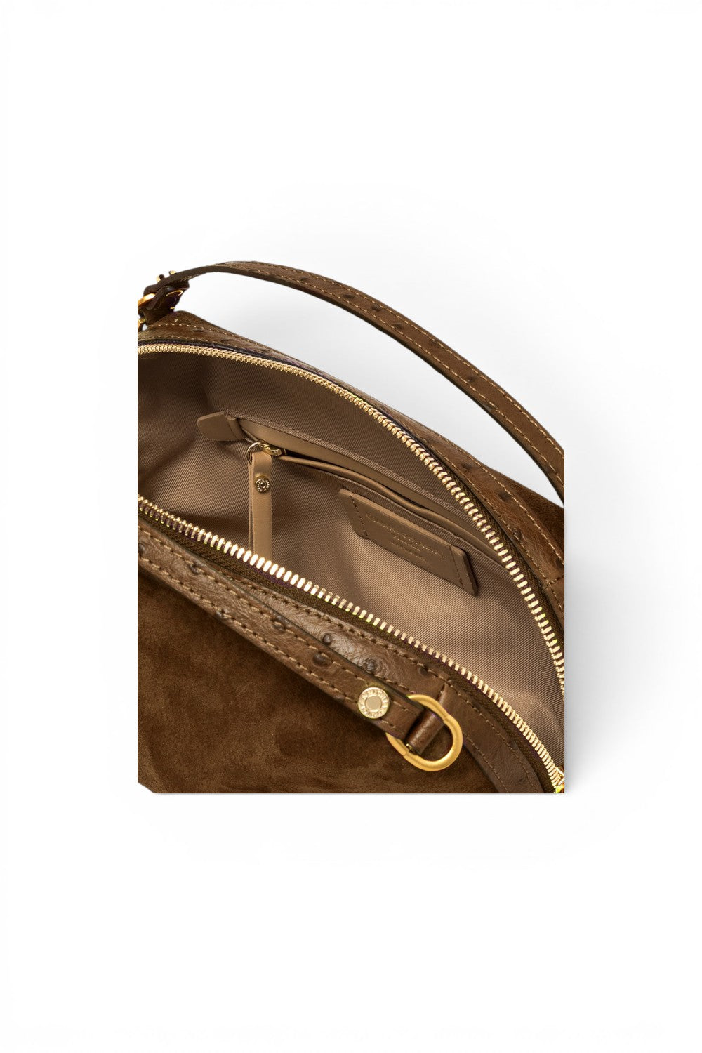 Borsa tracolla Alifa suede cognac 