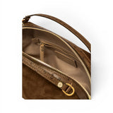Borsa tracolla Alifa suede cognac 
