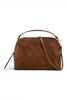 Borsa tracolla Alifa suede cognac