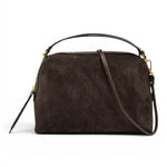 Borsa tracolla Alifa suede moka 
