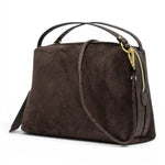 Borsa tracolla Alifa suede moka 