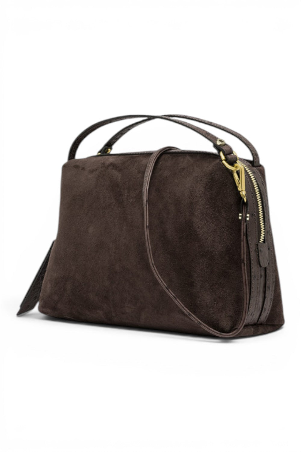 Borsa tracolla Alifa suede moka 