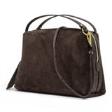 Borsa tracolla Alifa suede moka 