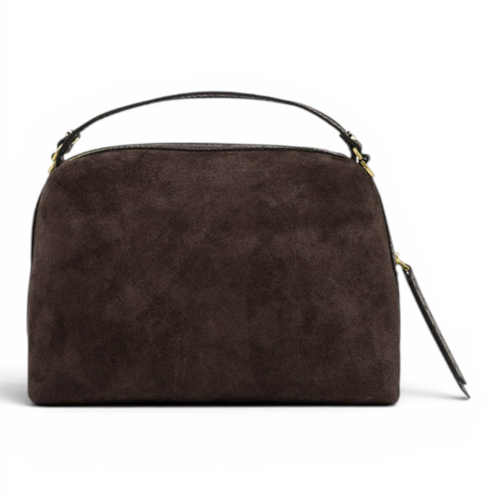 Borsa tracolla Alifa suede moka 