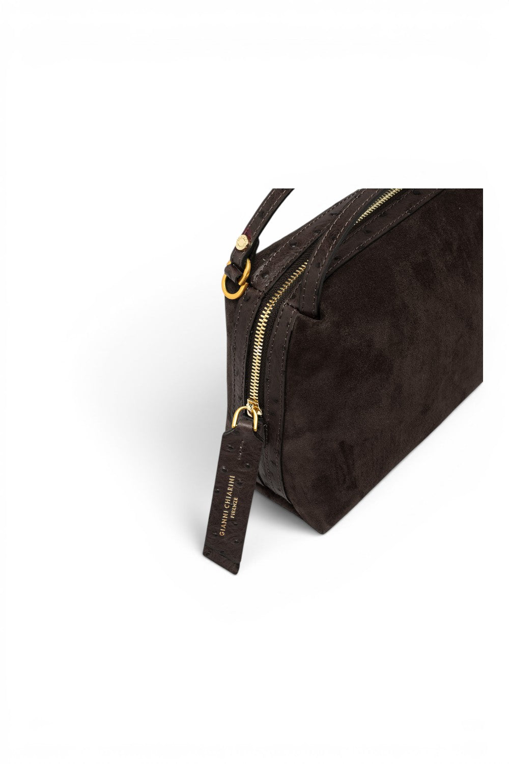 Borsa tracolla Alifa suede moka 