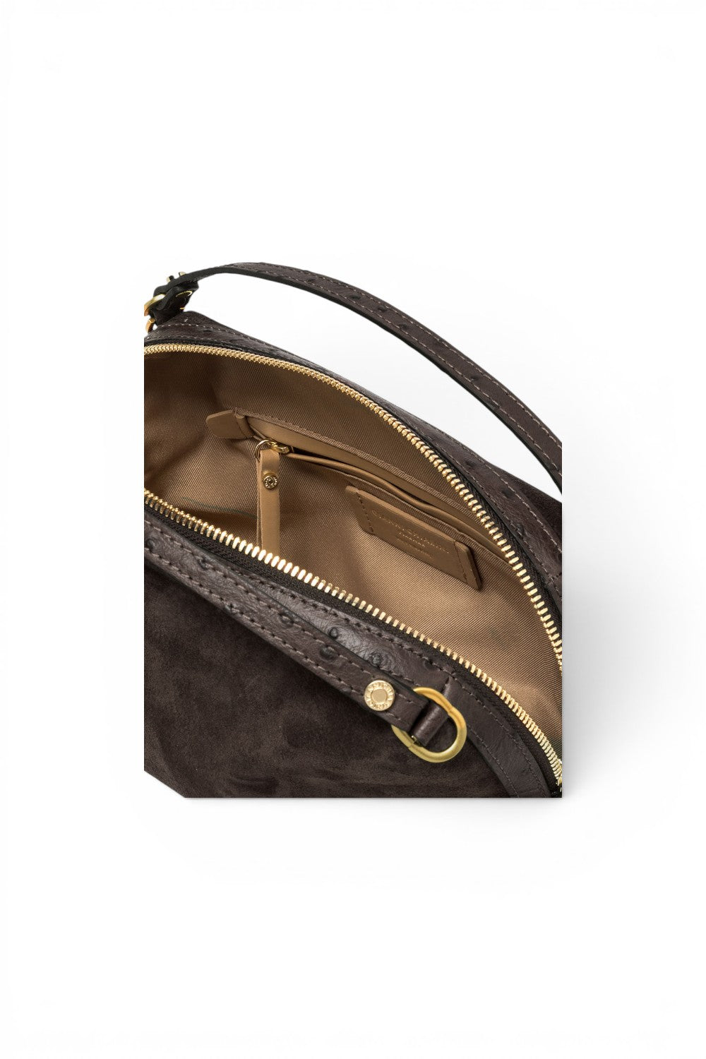 Borsa tracolla Alifa suede moka 
