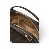 Borsa tracolla Alifa suede moka 