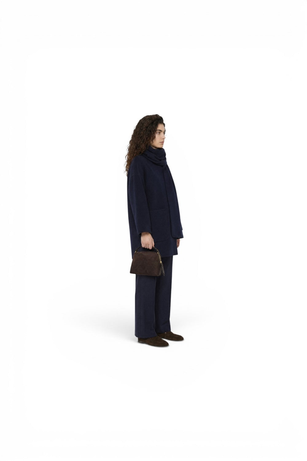 Borsa tracolla Alifa suede moka 