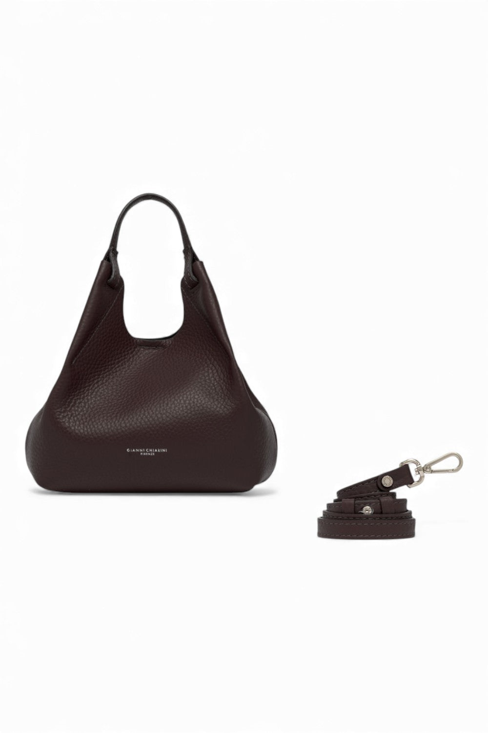 Borsa sacca media Dua pelle espresso 