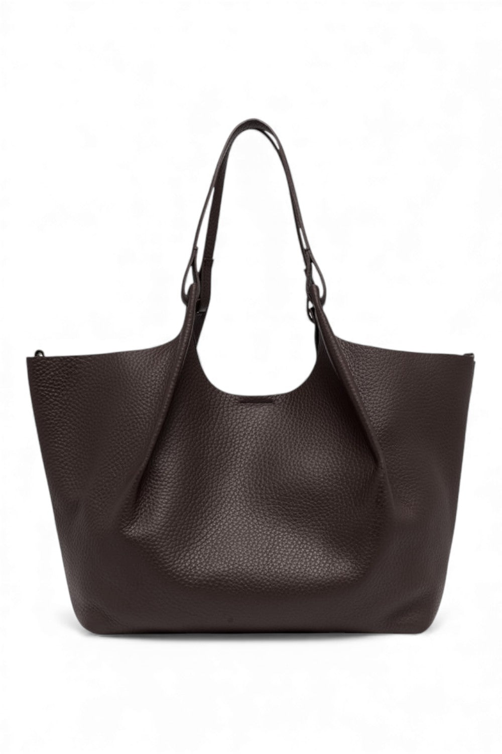 Borsa sacca grande Dua pelle espresso 
