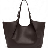 Borsa sacca grande Dua pelle espresso 