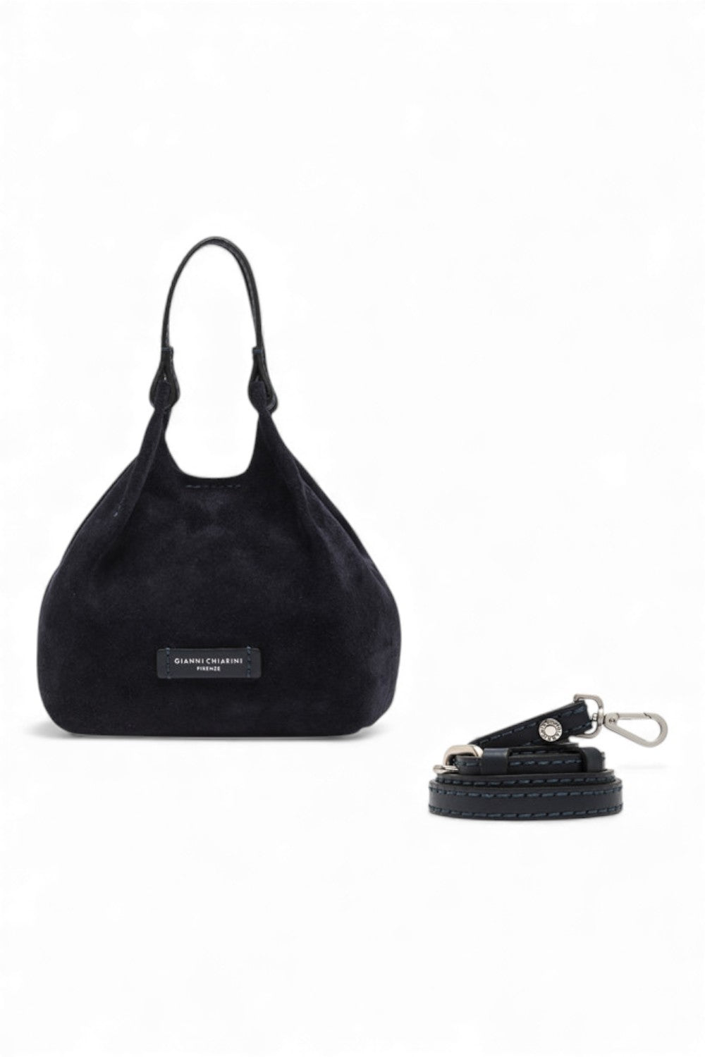 Borsa mini Dua suede notturno 
