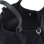 Borsa mini Dua suede notturno 