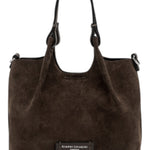 Borsa mini Dua suede moka 