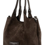 Borsa mini Dua suede moka 