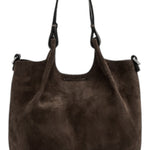 Borsa mini Dua suede moka 