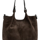Borsa mini Dua suede moka 