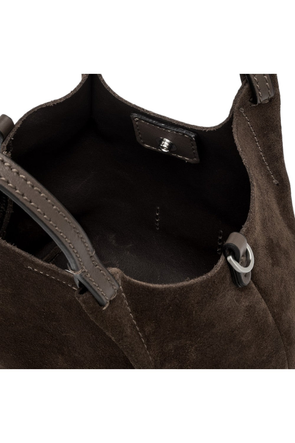 Borsa mini Dua suede moka 