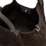 Borsa mini Dua suede moka 