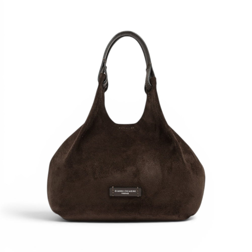 Borsa media Dua suede moka 