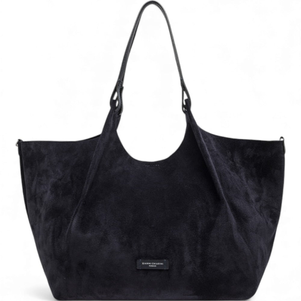 Borsa grande Dua suede notturno 