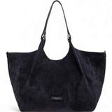 Borsa grande Dua suede notturno 