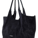 Borsa grande Dua suede notturno 