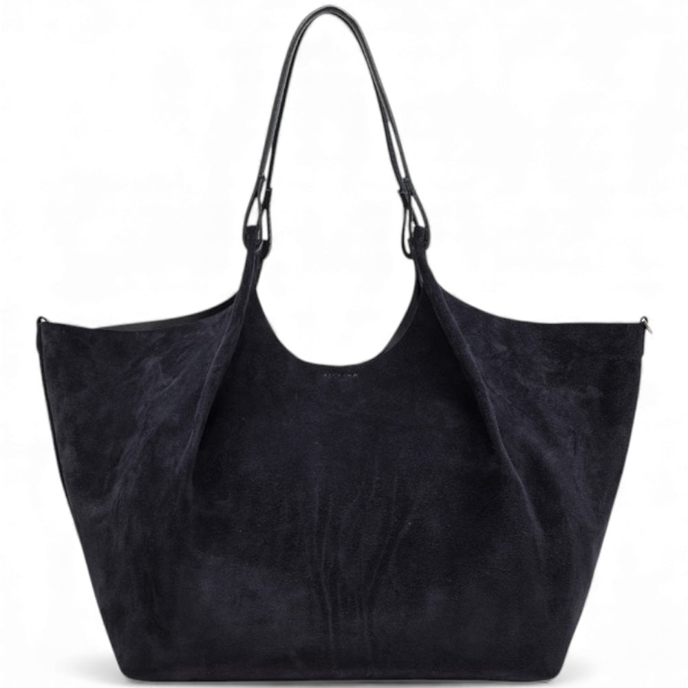 Borsa grande Dua suede notturno 