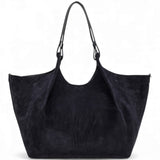 Borsa grande Dua suede notturno 