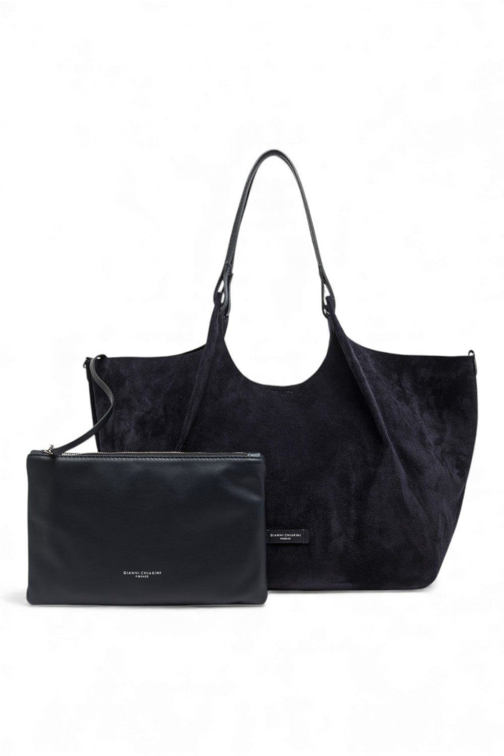 Borsa grande Dua suede notturno 