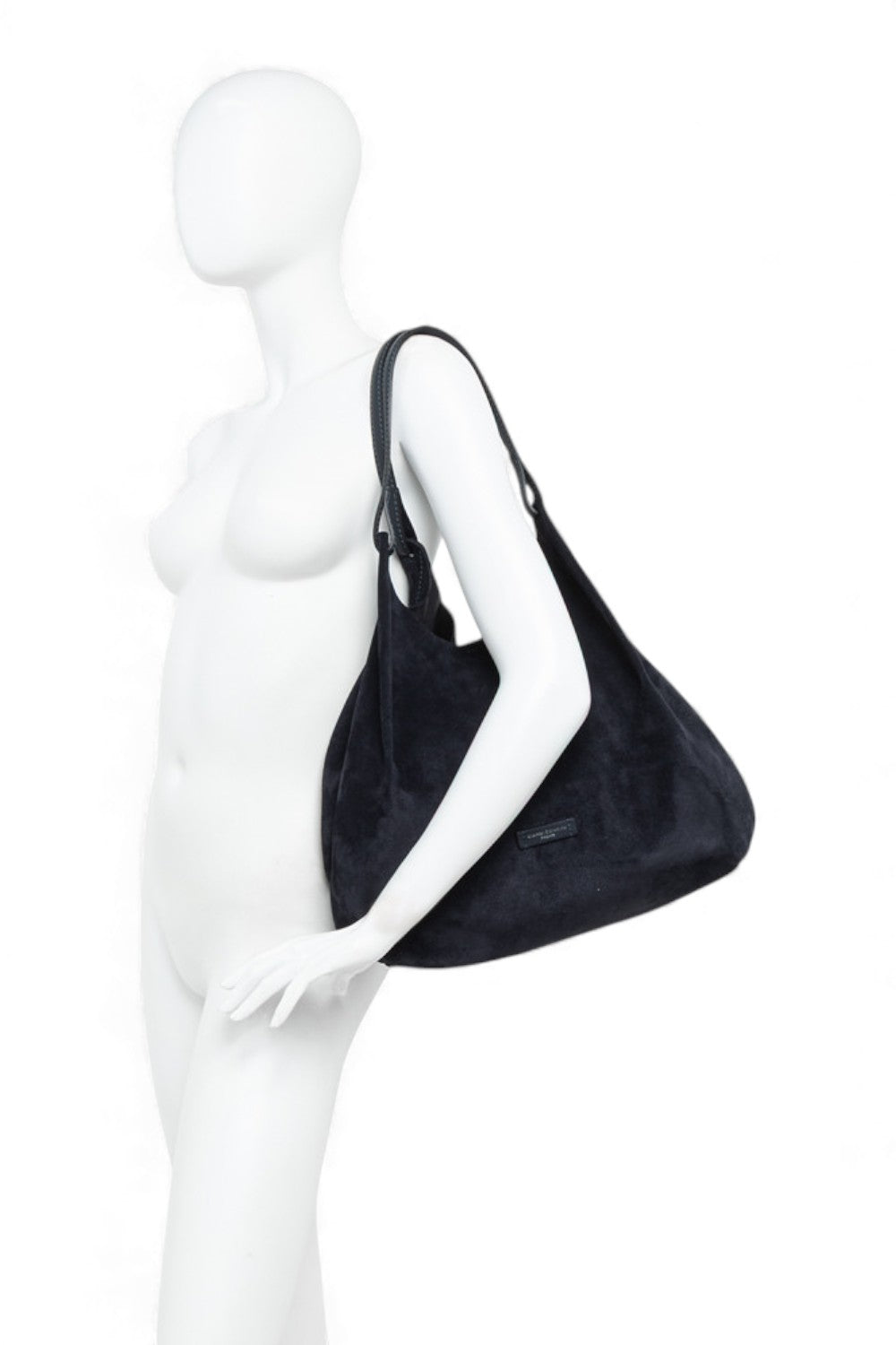Borsa grande Dua suede notturno 