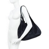 Borsa grande Dua suede notturno 