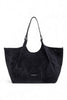 Borsa grande Dua suede notturno