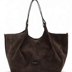 Borsa grande Dua suede notturno 